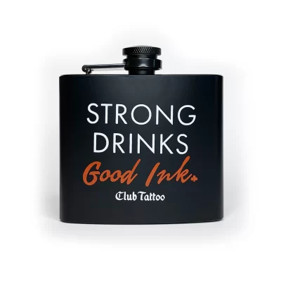 Club Tattoo - Flask - Square