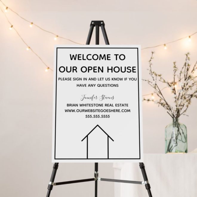 Open House Sign