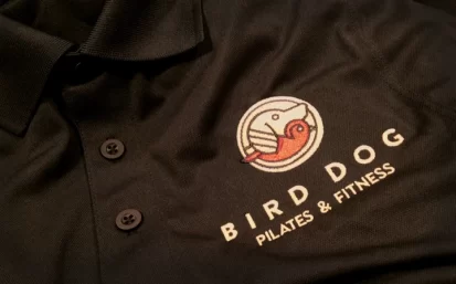 Bird Dog Pilates and Fitness embroidery
