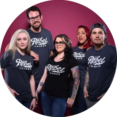 The Rebel Lounge - Logo Tee - Circle