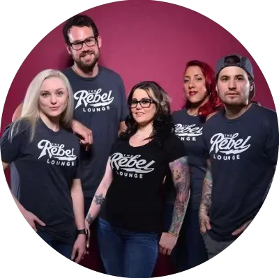 The Rebel Lounge - Logo Tee - Circle