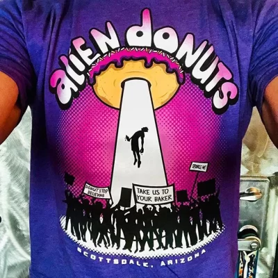 Alien Donuts illustration